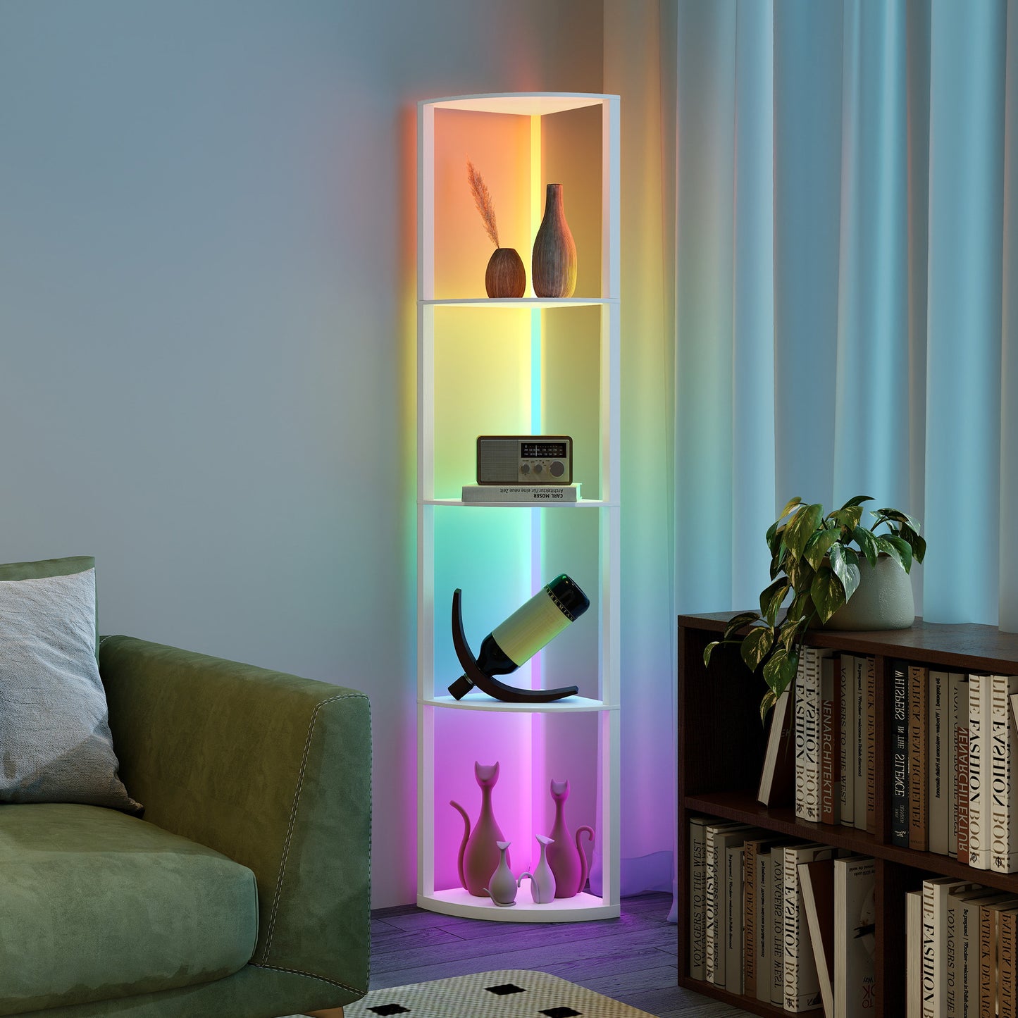 LightGlow RGB Shelf Lamp - White