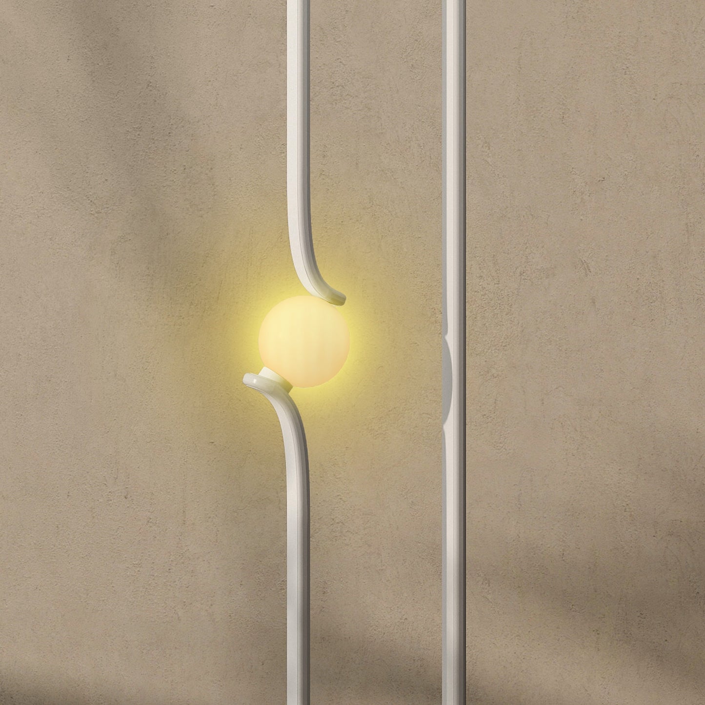 LightGlow LED Floor Lamp - White