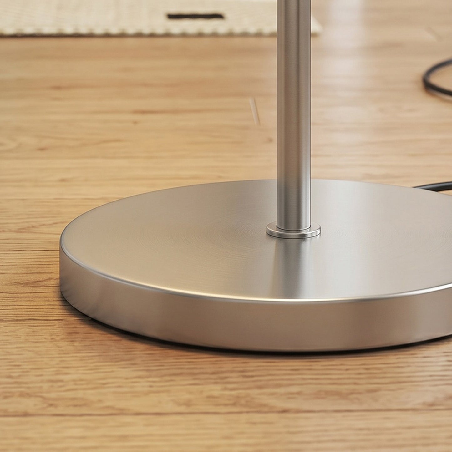 LightGlow LED Floor Lamp - Silver