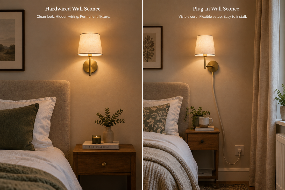 Hardwired vs. Plug-In Sconces: Which is Best for Your Bedroom?