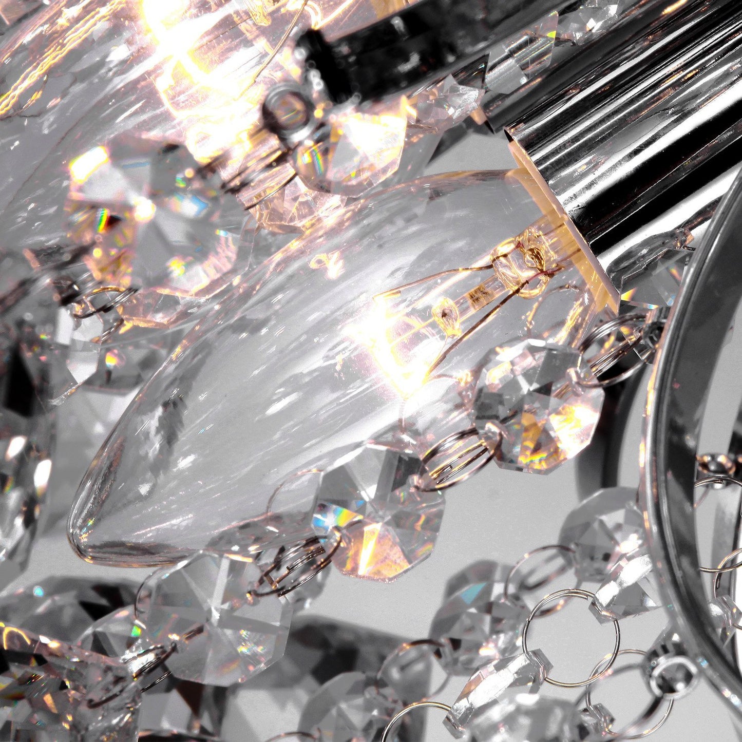 LightGlow Crystal Chandelier