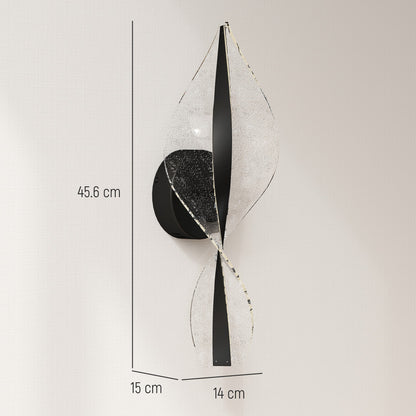 LightGlow Spiral Wall Lamp - Black