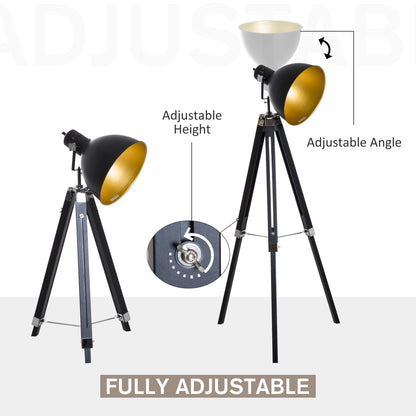 LightGlow Tripod Lamp - Black Gold