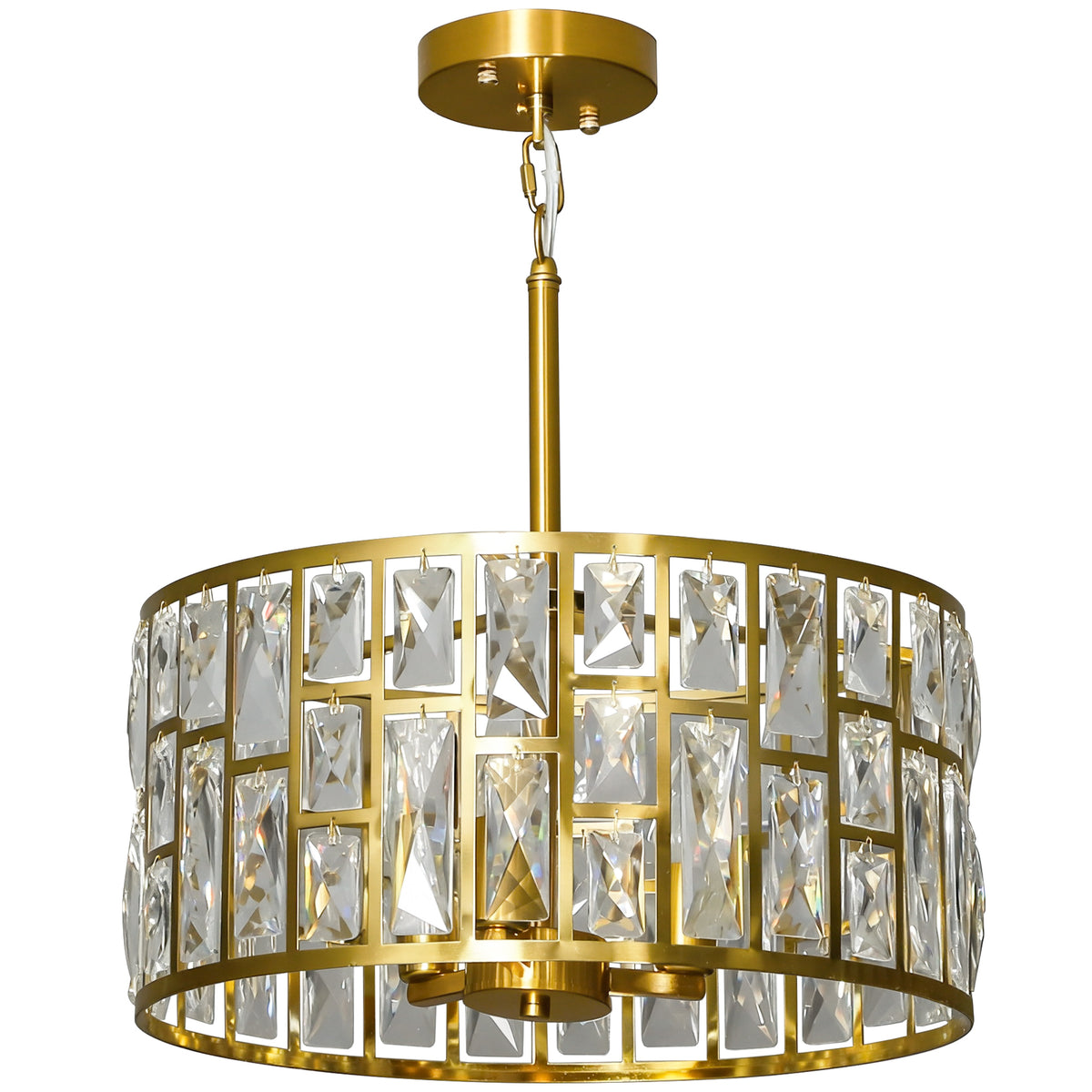 LightGlow Crystallite Chandelier - Gold