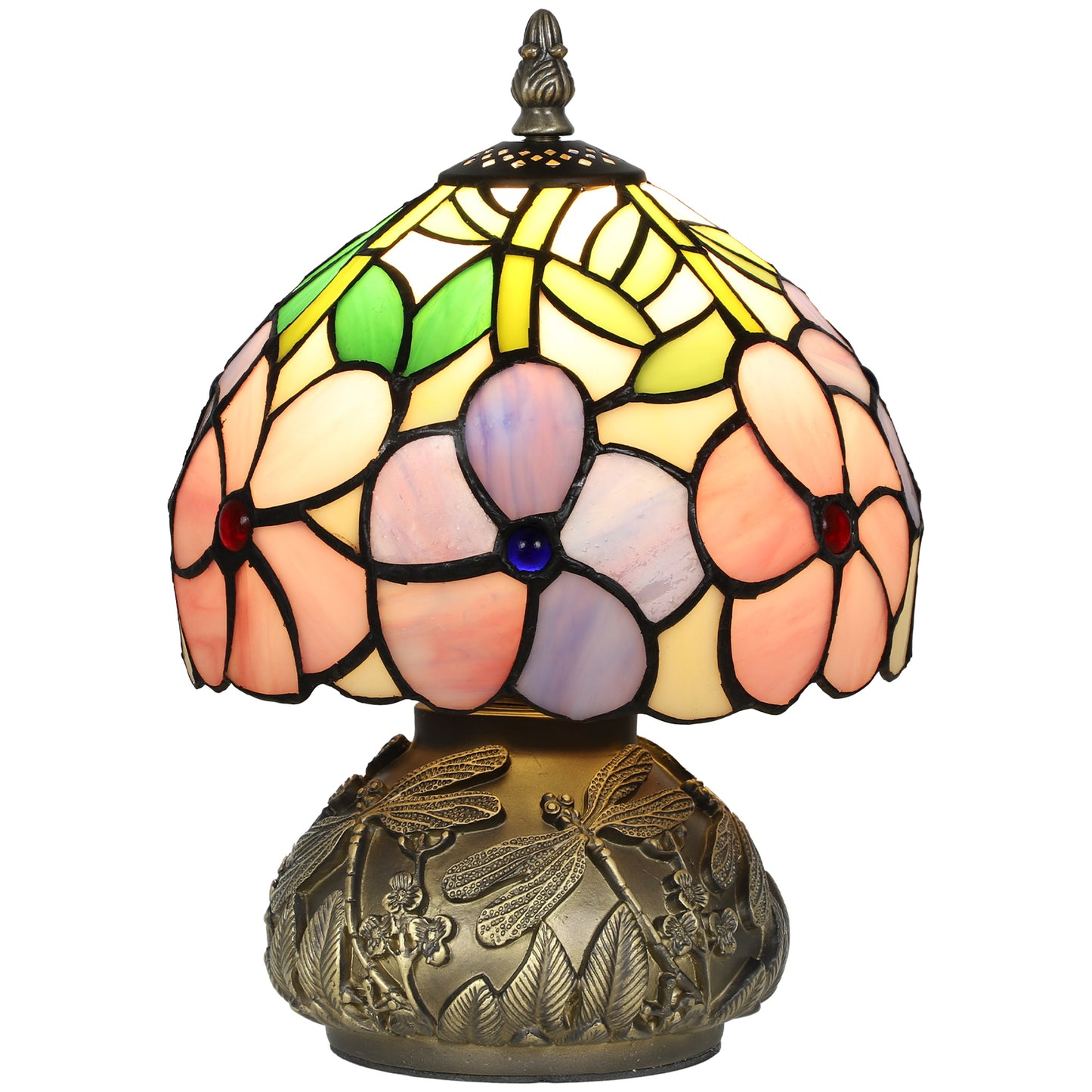 LightGlow Dragonfly Table Lamp - Pink