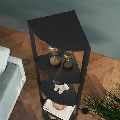 LightGlow Corner Floor Lamp - Black