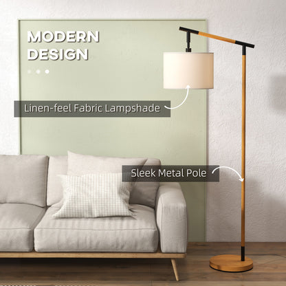 LightGlow Rotating Floor Lamp - Brown