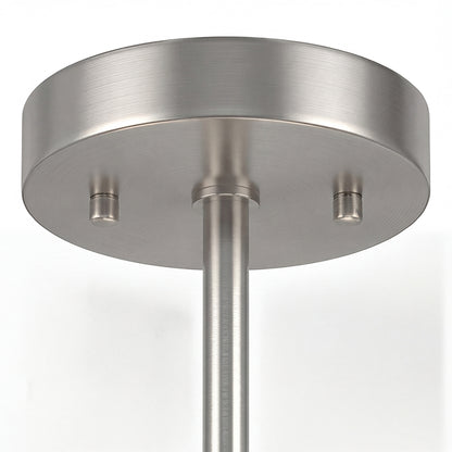 LightGlow Crystal Ceiling Light - Silver
