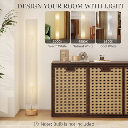 LightGlow Modern Floor Lamp - Grey