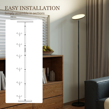 LightGlow RGB Uplighter Floor Lamp - Black
