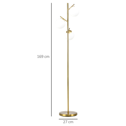 LightGlow Tree Floor Lamp - Gold