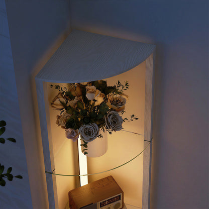 LightGlow Shelf Floor Lamp - Grey
