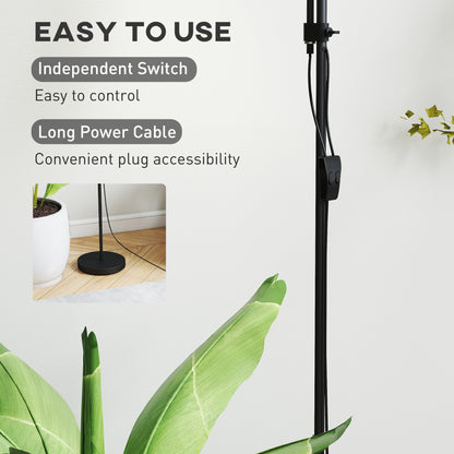 LightGlow Gooseneck Floor Lamp - Black