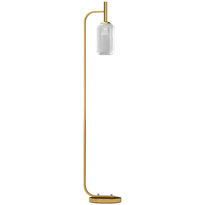 LightGlow Modern LED Floor Lamp - Gold