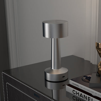 LightGlow Cordless Touch Lamp - Silver