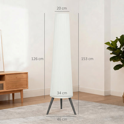 LightGlow Tripod Floor Lamp - White Grey