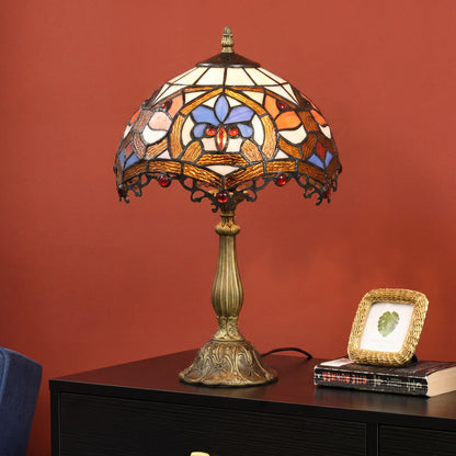 LightGlow Tiffany Table Lamp - Multi-Coloured