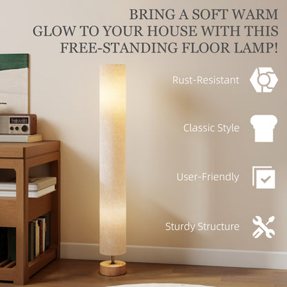 LightGlow Modern Floor Lamp - Grey