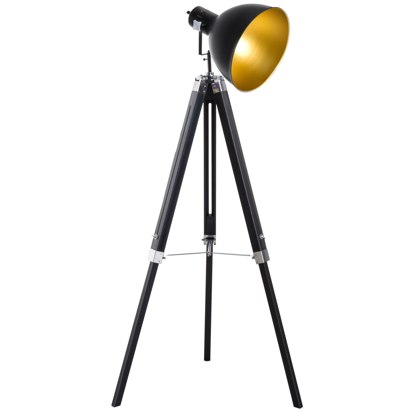 LightGlow Tripod Lamp - Black Gold