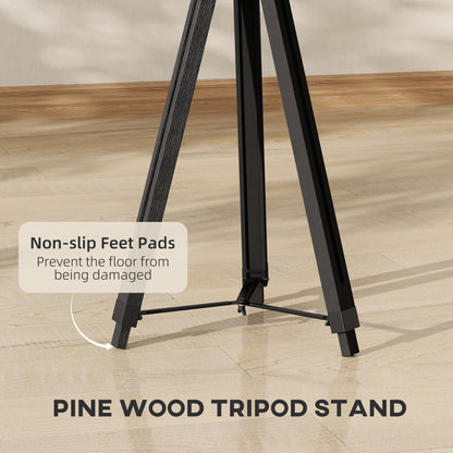 LightGlow Tripod Searchlight Lamp - Black