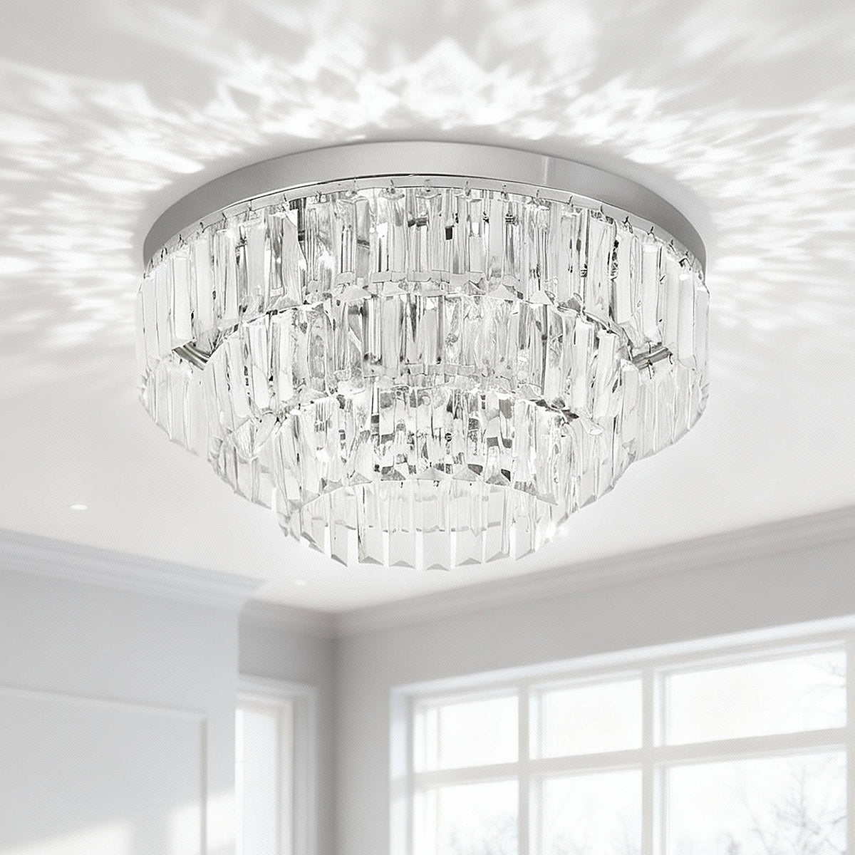 LightGlow Crystallite Ceiling Chandelier
