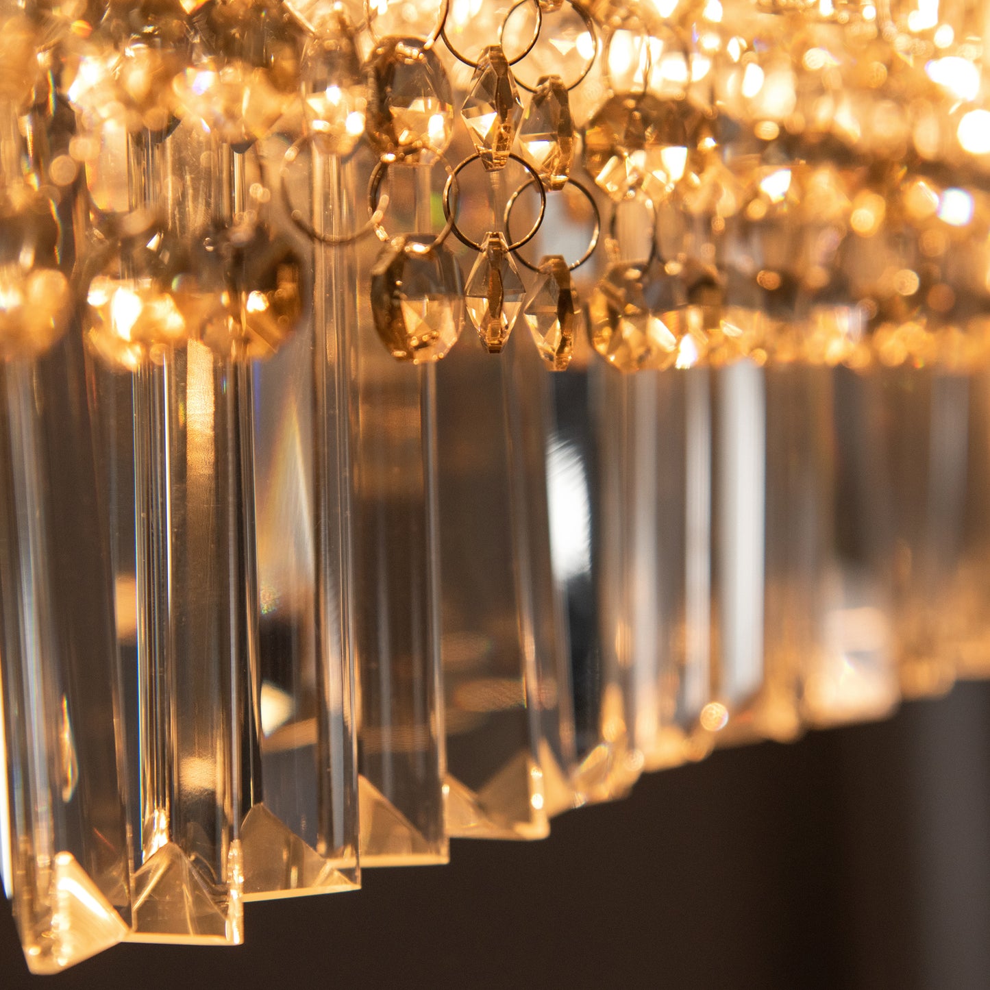 LightGlow Raindrop Crystal Chandelier - Silver