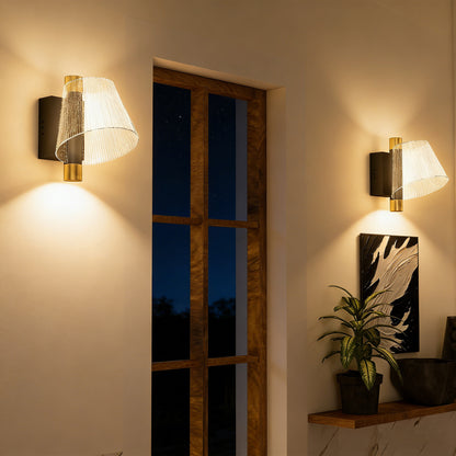 LightGlow Starry Wall Lamp - Black