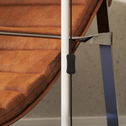 LightGlow Adjustable Floor Lamp - White