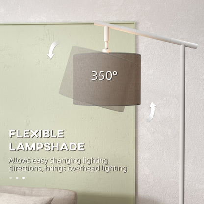 LightGlow Rotating Floor Lamp - Grey
