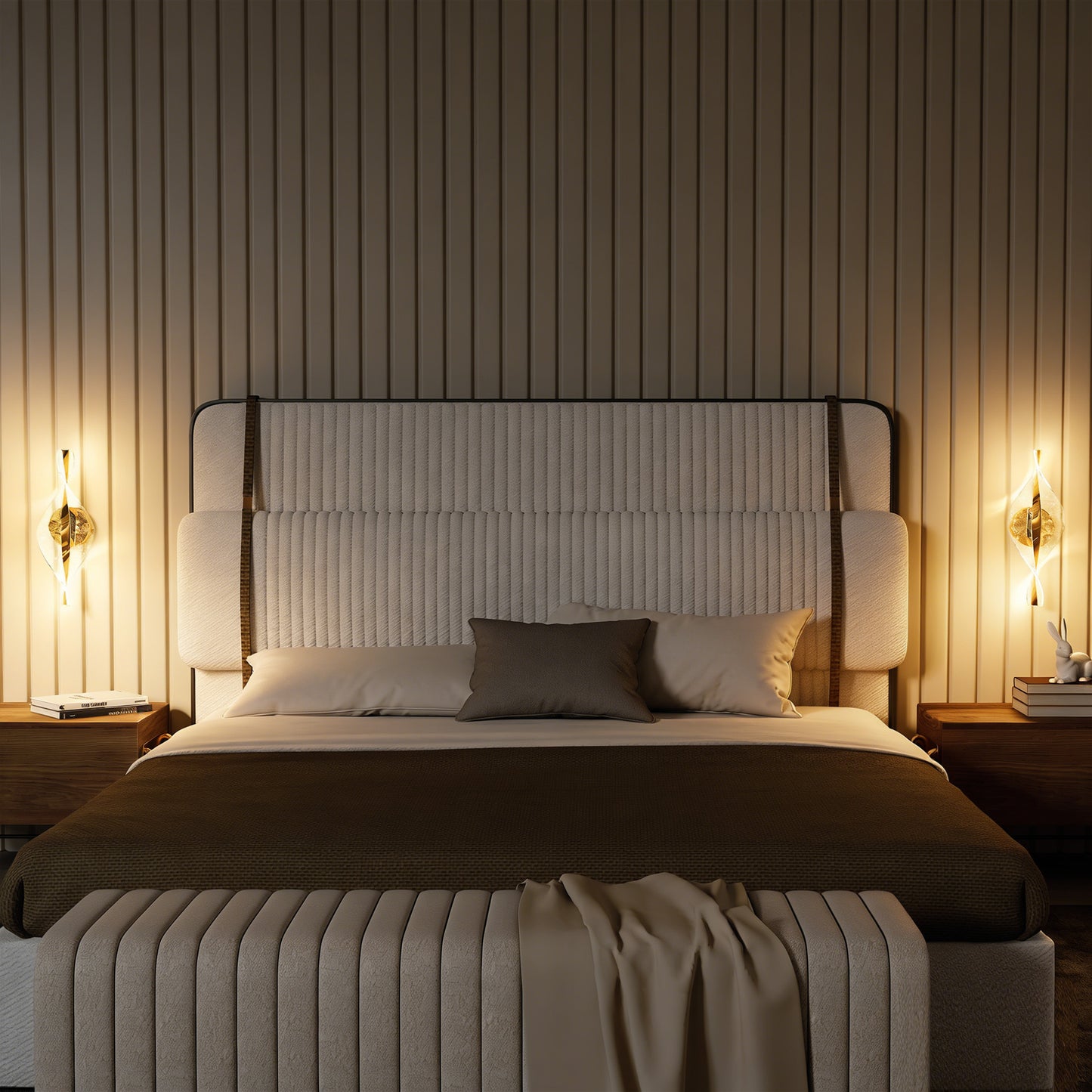 LightGlow Spiral Wall Lamp - Gold