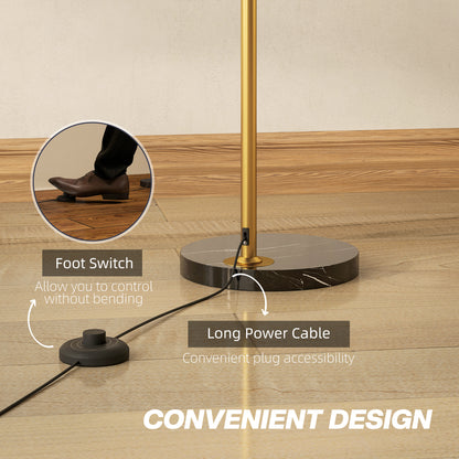 LightGlow Arc Floor Lamp - Gold