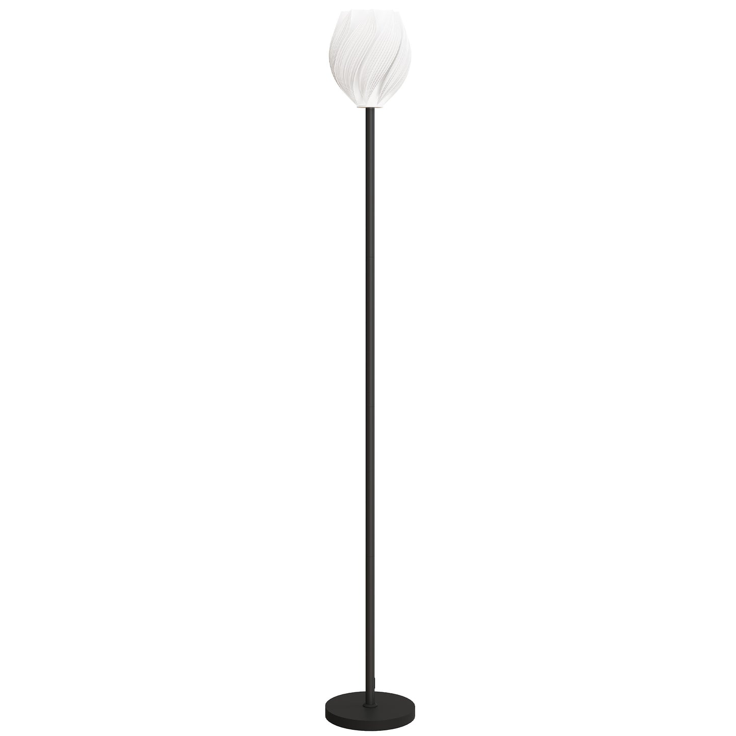 LightGlow Rose Floor Lamp - White
