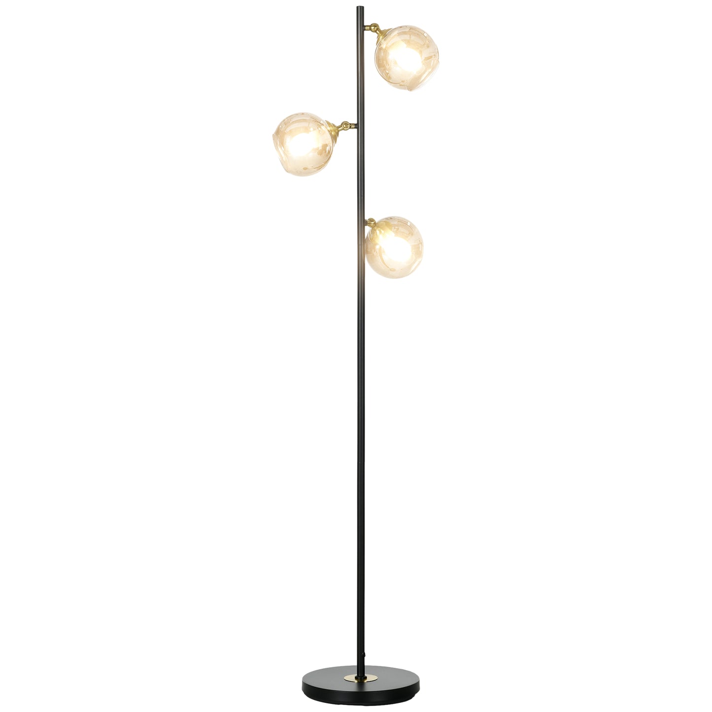 LightGlow Tree Floor Lamp - Grey