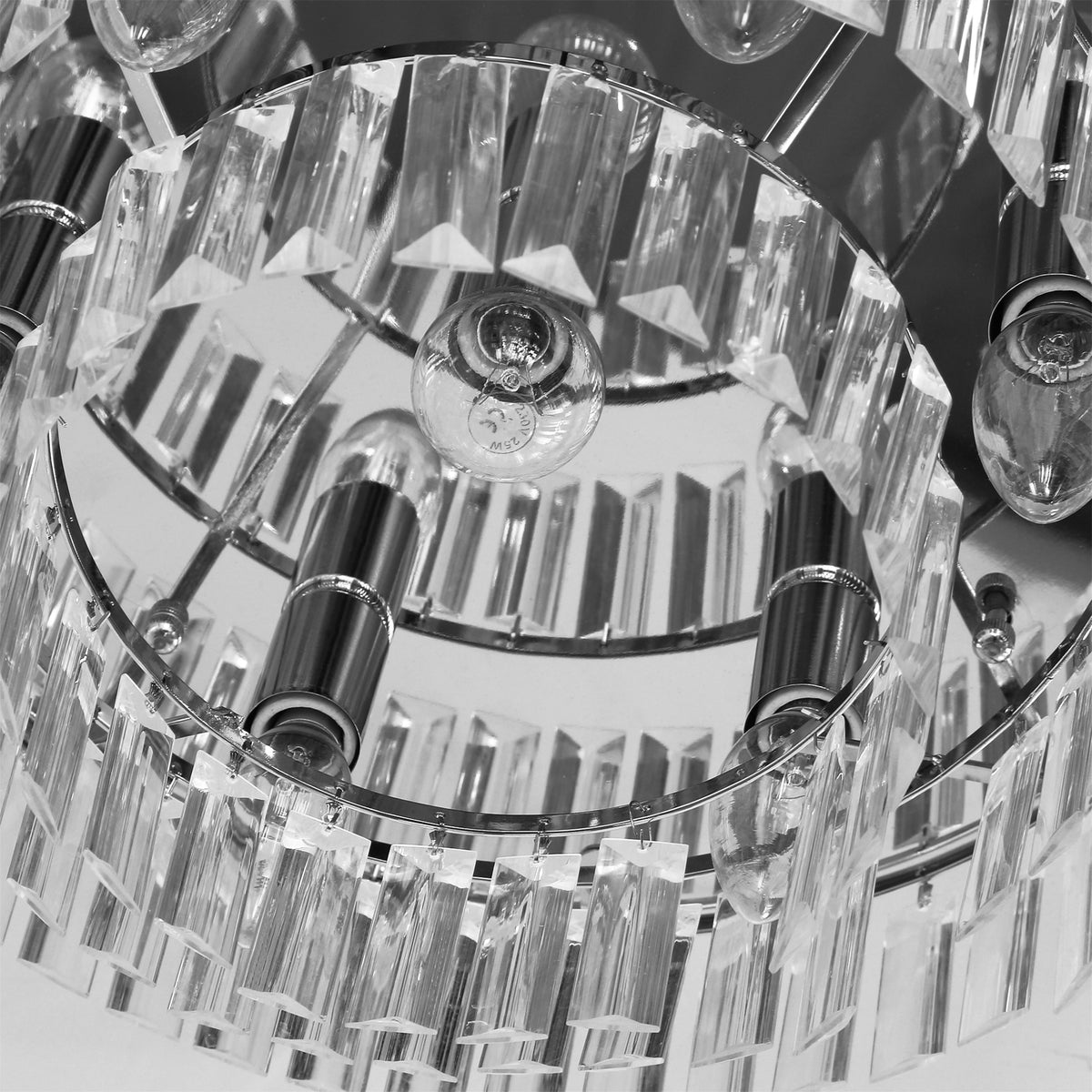 LightGlow Crystallite Ceiling Chandelier