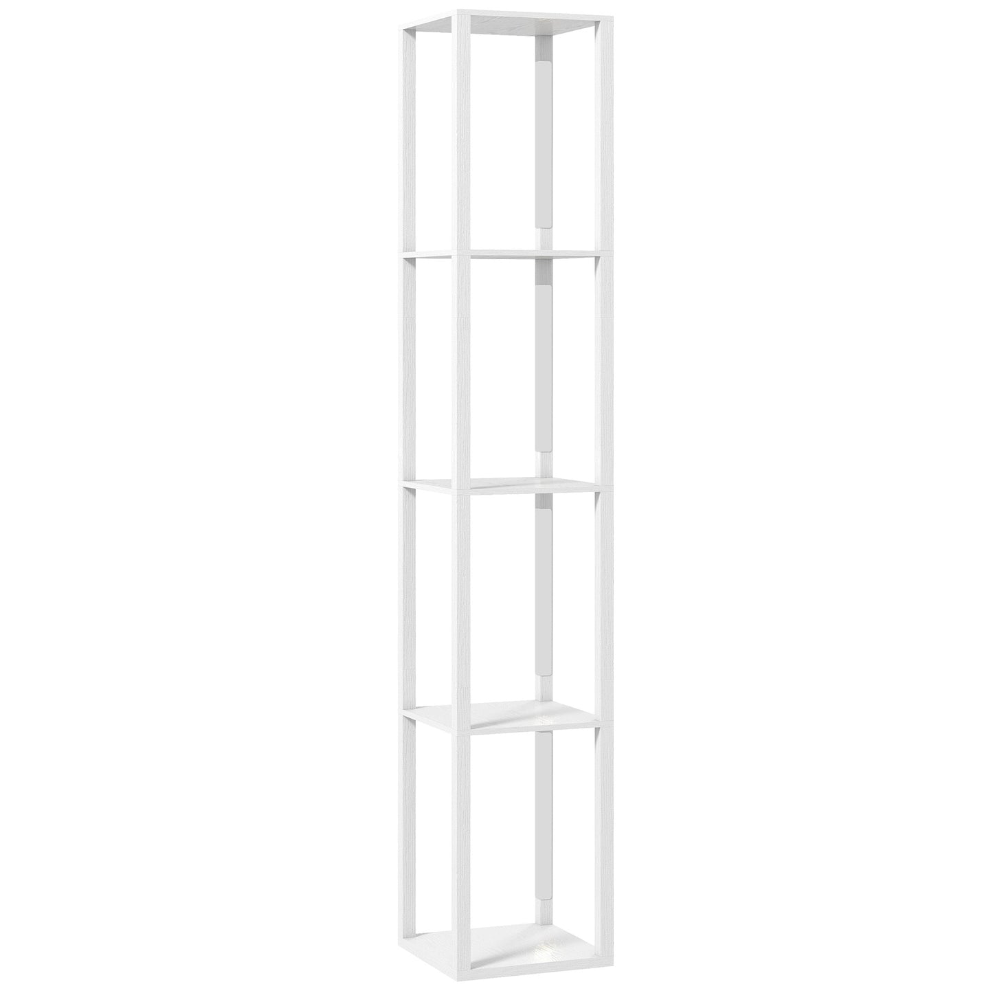 LightGlow Shelf Floor Lamp - White