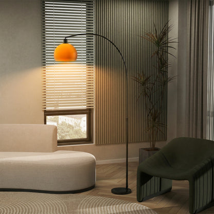 LightGlow Modern Floor Lamp - Black