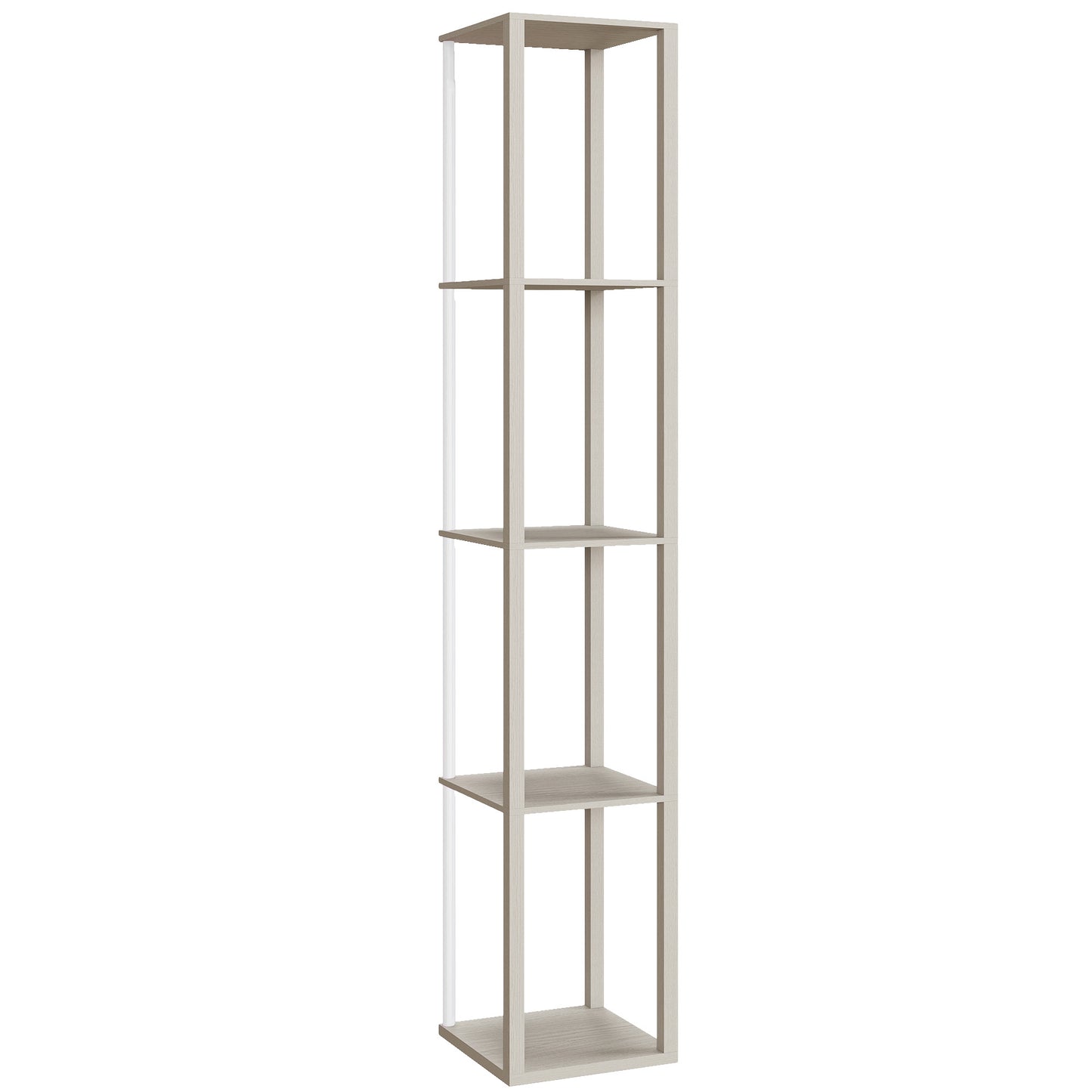 LightGlow RGB Shelf Floor Lamp - Oak