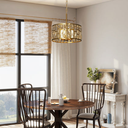 LightGlow Crystallite Chandelier - Gold