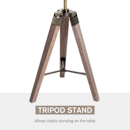 LightGlow Vintage Tripod Lamp - Brass