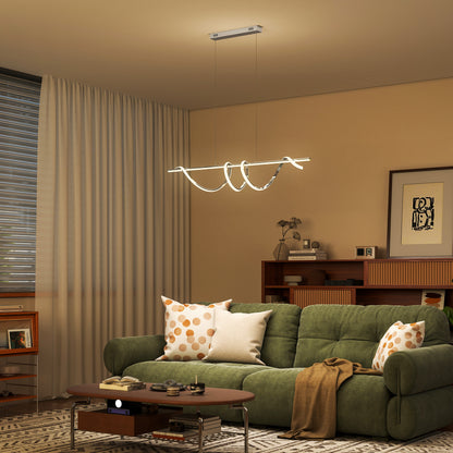 LightGlow 3-Color Pendant Light - Silver