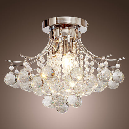 LightGlow Crystal Chandelier