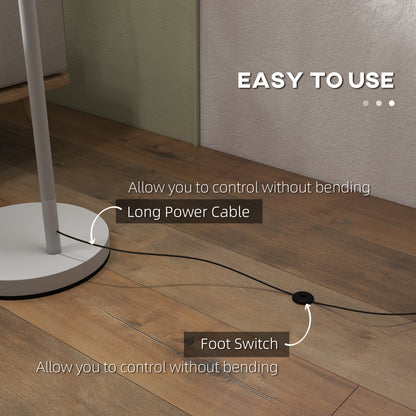 LightGlow Rotating Floor Lamp - Grey