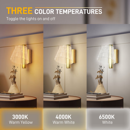 LightGlow Starry Wall Lamps - Gold