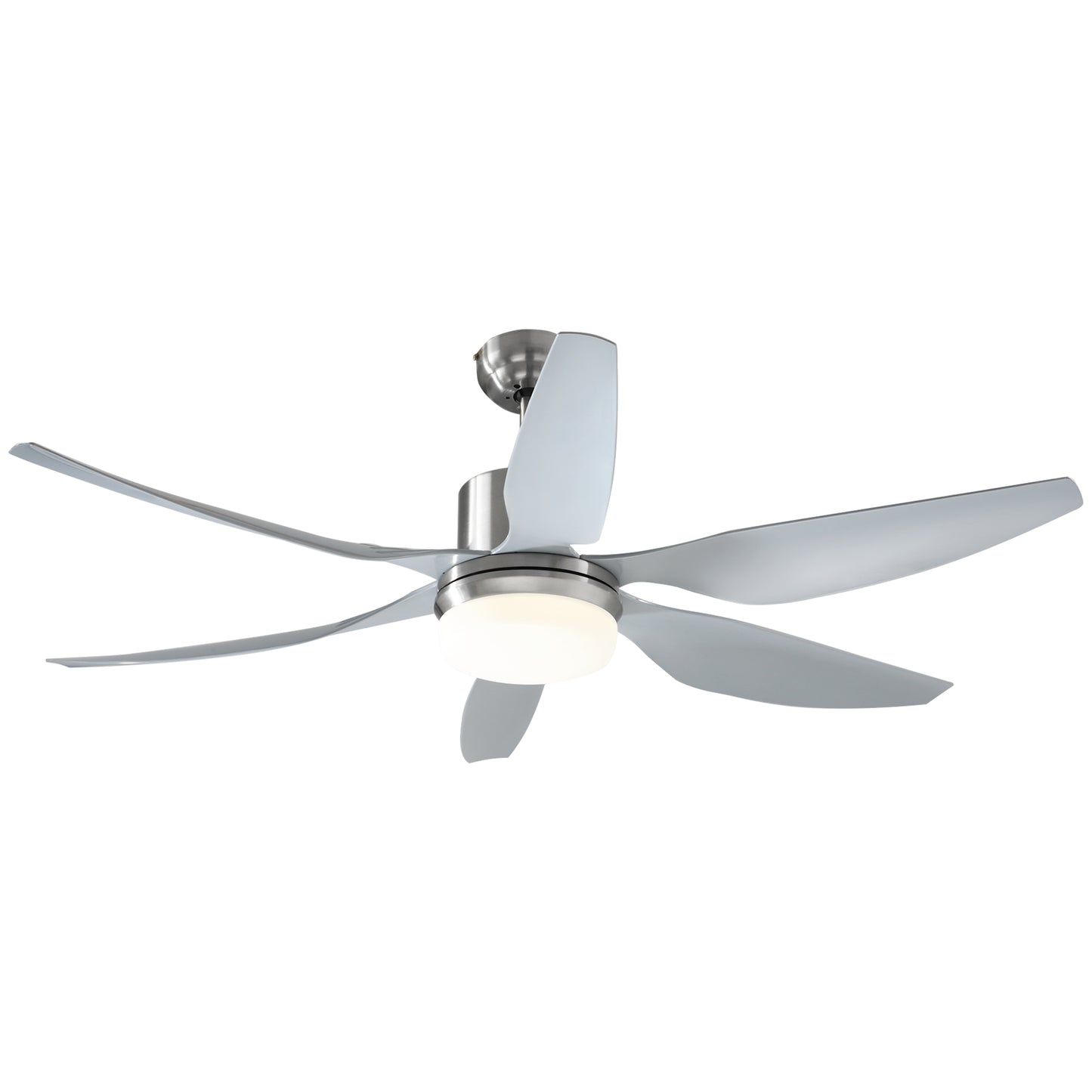 LightGlow Reversible Ceiling Fan - Silver