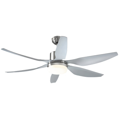 LightGlow Reversible Ceiling Fan - Silver