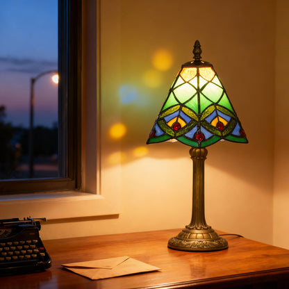LightGlow Tiffany Lamp - Green