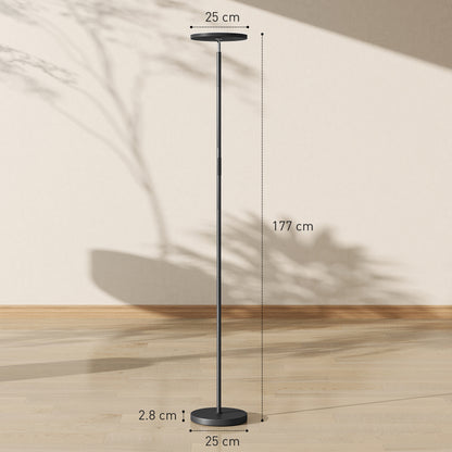 LightGlow RGB Uplighter Floor Lamp - Black