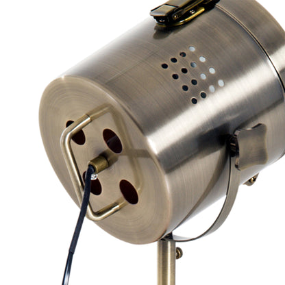 LightGlow Vintage Tripod Lamp - Brass