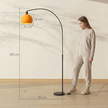 LightGlow Modern Floor Lamp - Black