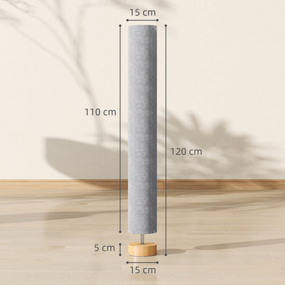 LightGlow Modern Floor Lamp - Grey